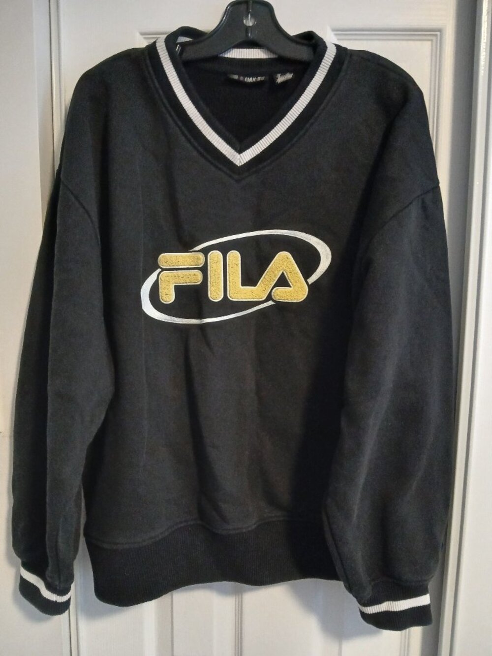 FILA × HAILEY Classic V-neck Pullover